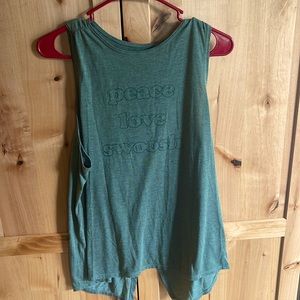 💚 3/$15 Nike Dri-Fit Open Back Tank, large